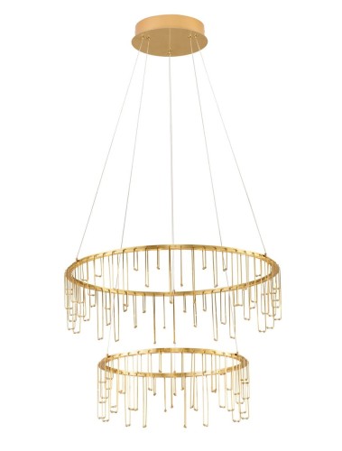 Lampa wisząca HUARAZ Double złota