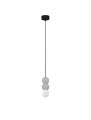 Lampa wisząca IBAGUE gips / szkło