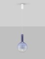 Lampa wisząca JAVIER niebieskie szkło