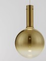 Lampa wisząca JAVIER złote szkło