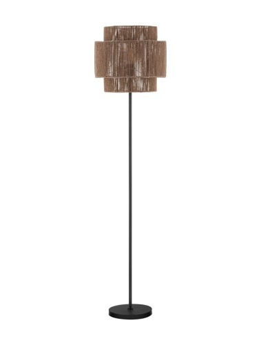 Lampa podłogowa LAUQUEN rattanowa