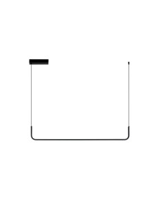 Nowoczesna lampa wisząca PIURA 101 czarna