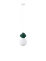 Lampa wisząca VILROSA butelkowa zieleń