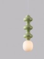 Lampa wisząca VILROSA trio oliwkowa