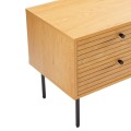Szafka nocna z 2 szufladami Lattes kolor dąb