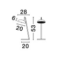 Lampa biurkowa VIBORAL złota