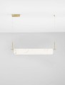 Lampa wisząca MAIRANA Line biały marmur