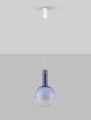 Lampa wisząca JAVIER niebieskie szkło