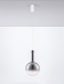 Lampa wisząca JAVIER szare szkło