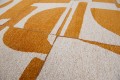 Geometryczny Beżowo Żółty Dywan - PAPERCUT CURRY 9367