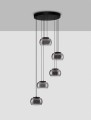 Lampa wisząca HUARMEY Disc-5 smokey