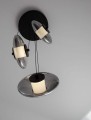 Lampa wisząca HUACARAJE Disc-3 dymione szkło