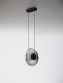 Lampa wisząca HUACARAJE dymione szkło