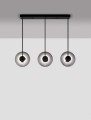 Lampa wisząca HUACARAJE Line-3 dymione szkło