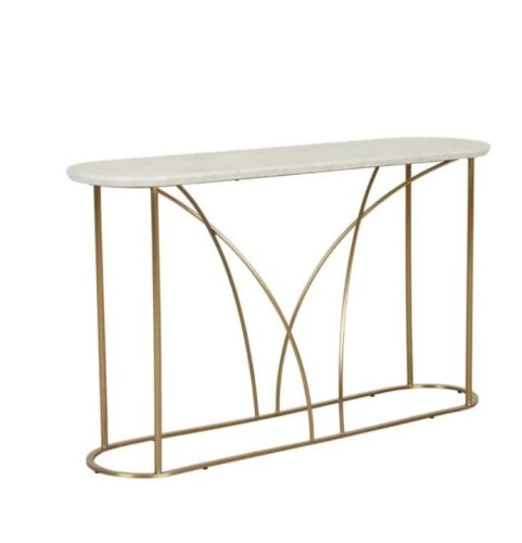 Konsola designerska z marmurowym blatem Fortuna
