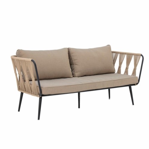 Sofa ogrodowa 2-osobowa Pavone piaskowa Bloomingville