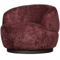 Fotel obrotowy WOOLLY  fioletowy Be Pure
