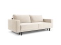 Sofa 3-osobowa Caro z funkcją spania velvet beżowa