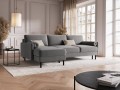 Sofa narożna Scott z funkcją spania szara P/L