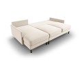 Sofa narożna Scott z funkcją spania beżowa P/L