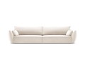 Sofa 4-osobowa Kaelle velvet beżowa