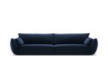 Sofa 4-osobowa Kaelle velvet granatowa