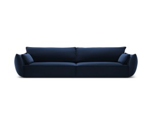 Sofa 4-osobowa Kaelle velvet granatowa