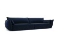 Sofa 4-osobowa Kaelle velvet granatowa