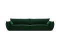 Sofa 4-osobowa Kaelle velvet butelkowa zieleń 