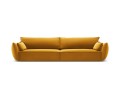 Sofa 4-osobowa Kaelle velvet musztardowa
