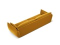 Sofa 4-osobowa Kaelle velvet musztardowa
