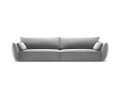 Sofa 4-osobowa Kaelle velvet szara 