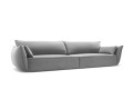 Sofa 4-osobowa Kaelle velvet szara 