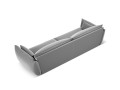 Sofa 4-osobowa Kaelle velvet szara 