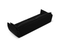 Sofa 4-osobowa Kaelle velvet czarna