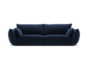 Sofa 3-osobowa Kaelle velvet granatowa