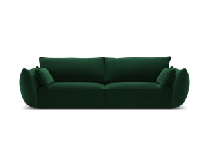 Sofa 3-osobowa Kaelle velvet butelkowa zieleń