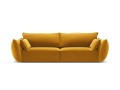 Sofa 3-osobowa Kaelle velvet musztardowa