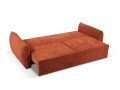 Sofa 3-osobowa Kaelle  z funkcją spania szenil terakota
