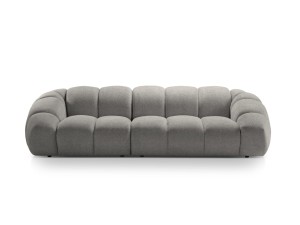 Sofa 4-osobowa Diana aksamit strukturalny szara