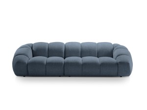 Sofa 4-osobowa Diana aksamit strukturalny niebieska