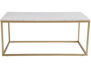 Stolik marmurowy Accent 110 złota podstawa