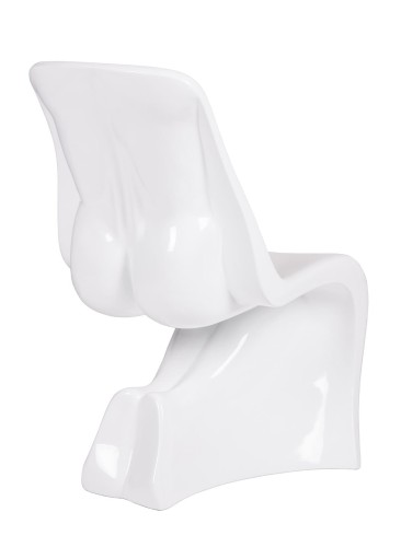 Krzesło ON białe włókno szklane