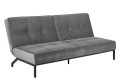 Sofa rozkładana Perugia VIC velvet szara