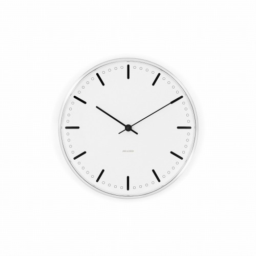 Arne Jacobsen Zegar ścienny City Hall White