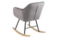 Fotel bujany Emilia VIC szary