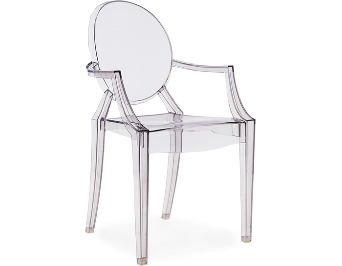 Krzesło transparentne Ghost