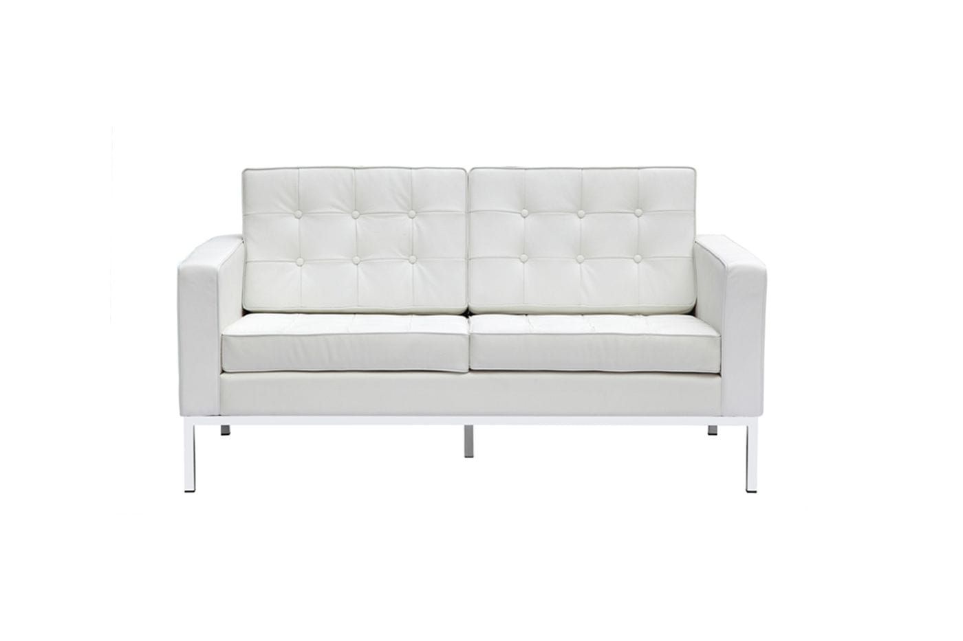 Sofa Florencja dwuosobowa w kolorze białym