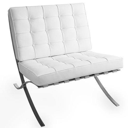 Fotel biały Barcelona