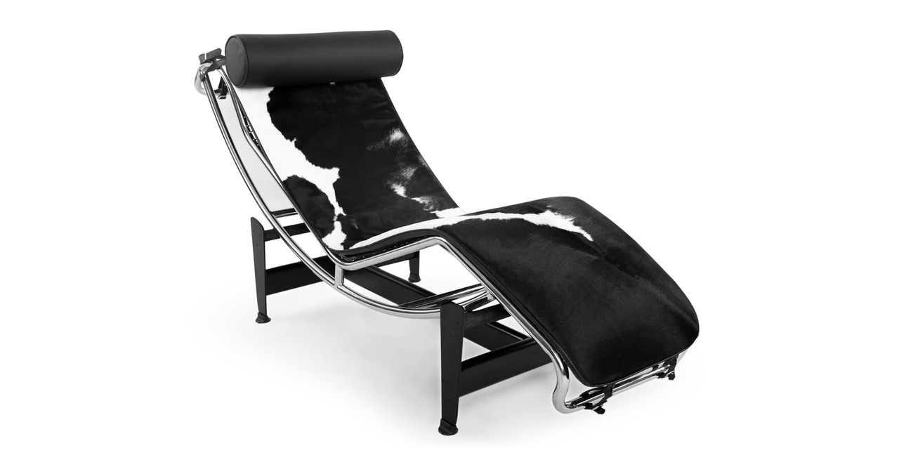 Szezlong ze skóry naturalnej